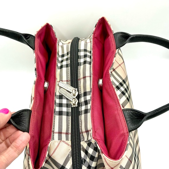 Burberry Nylon Nova Check Handbag #1079 - Picture 3 of 6